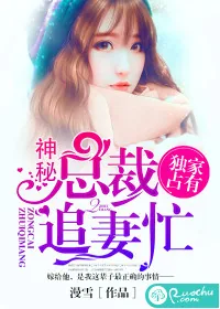 《独家占有，神秘总裁追妻忙》小说封面