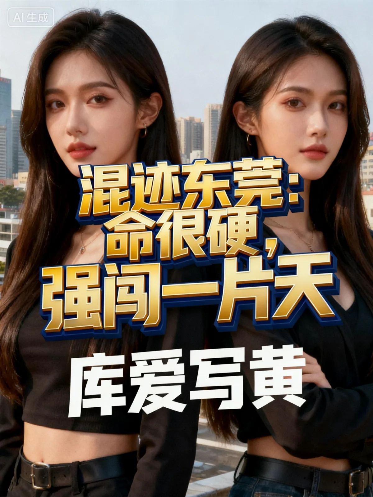 《混迹东莞：命很硬，强闯一片天》小说封面