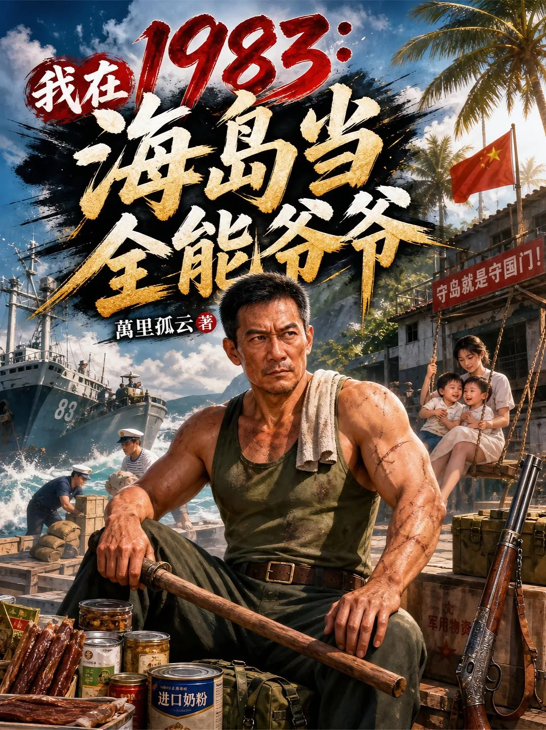 《1983：我在海岛当全能爷爷》小说封面