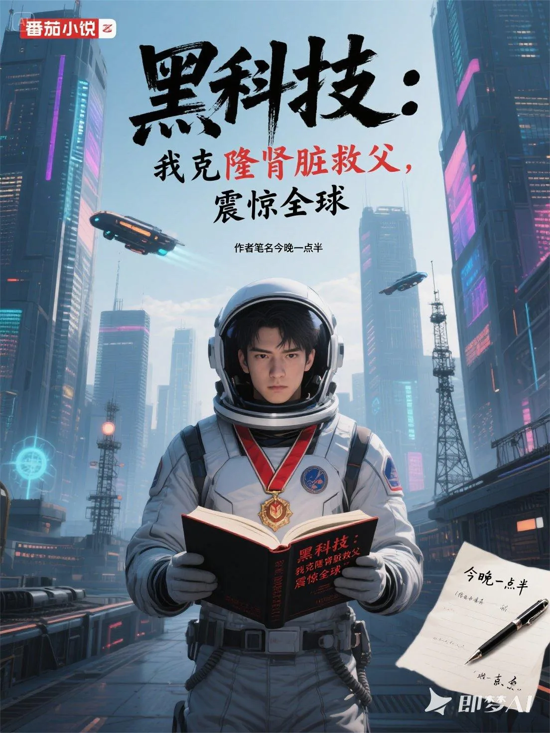 《黑科技：我克隆肾脏救父震惊全球》小说封面