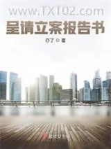 《呈请立案报告书》小说封面