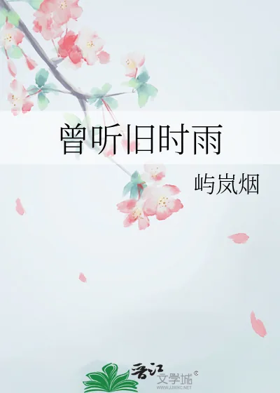 《曾听旧时雨》小说封面