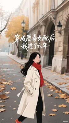 《穿成恶毒女配后，我逃了六年》小说封面