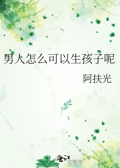 《男人怎么可以生孩子呢》小说封面