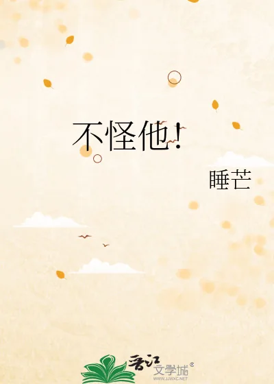 《不怪他!》小说封面