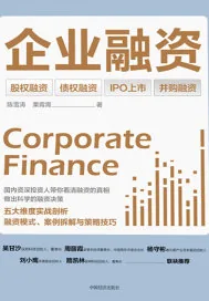 《企业融资：股权融资×债权融资×IPO上市×并购融资》小说封面