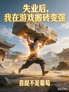 《失业后,我在游戏搬砖变强》小说封面